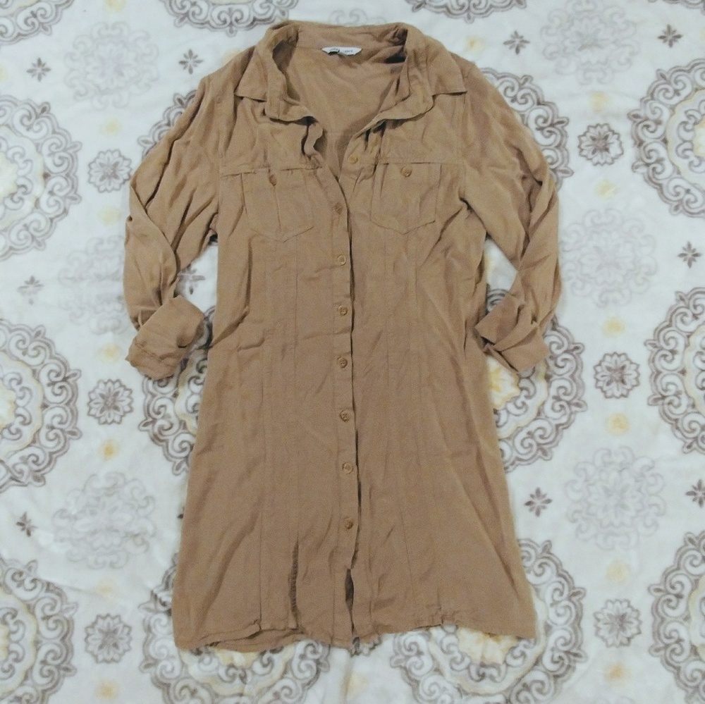 Naked Zebra Shirt Dress